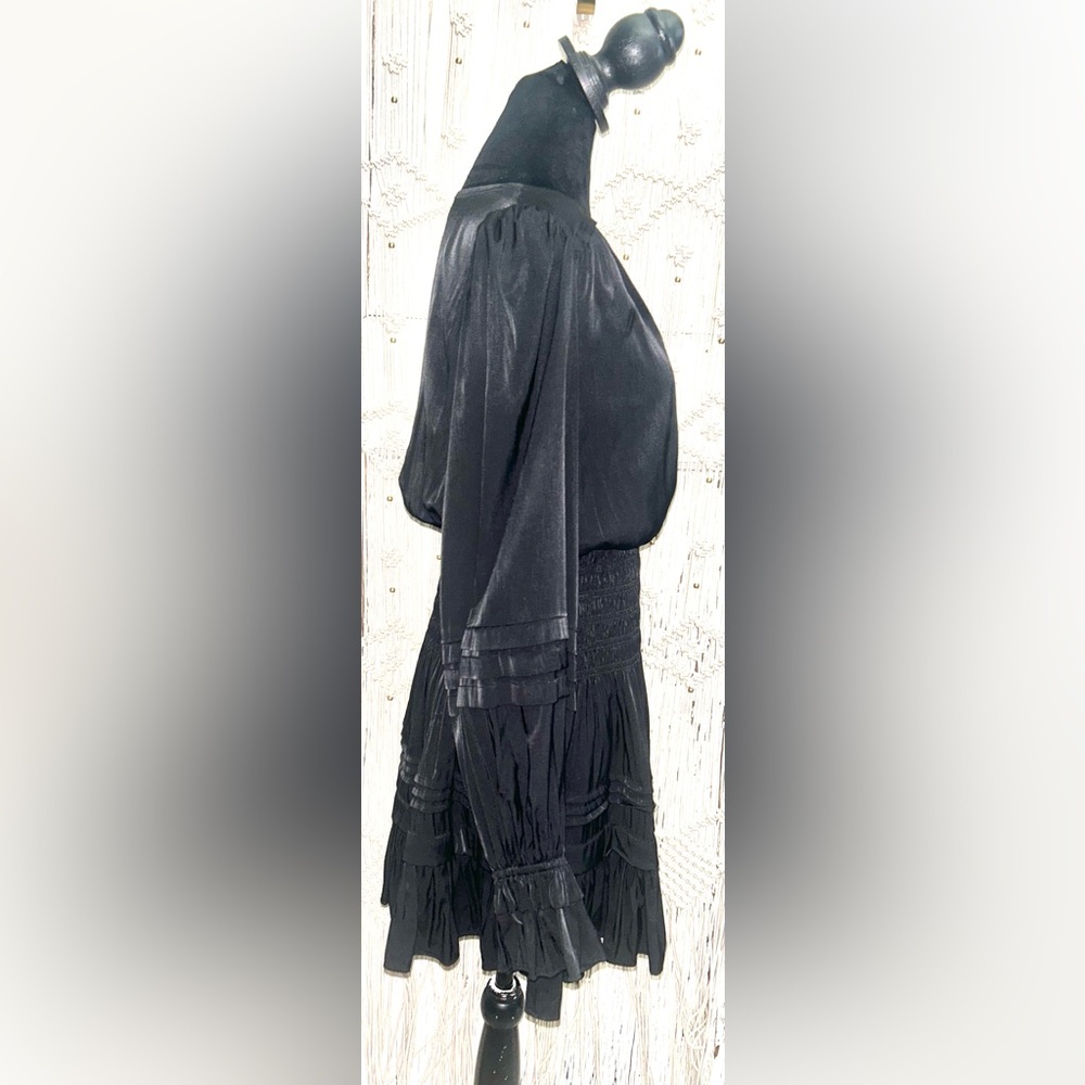 🐷The Impeccable‎ Pig Elegant Black Long Sleeve Dress Mini Dress🐷 - Picture 4 of 7